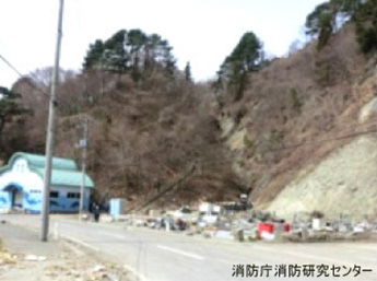 職員は裏山へ避難し無事だった